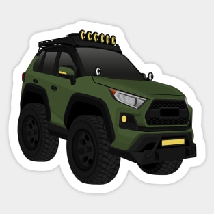 Runner mini Green Sticker